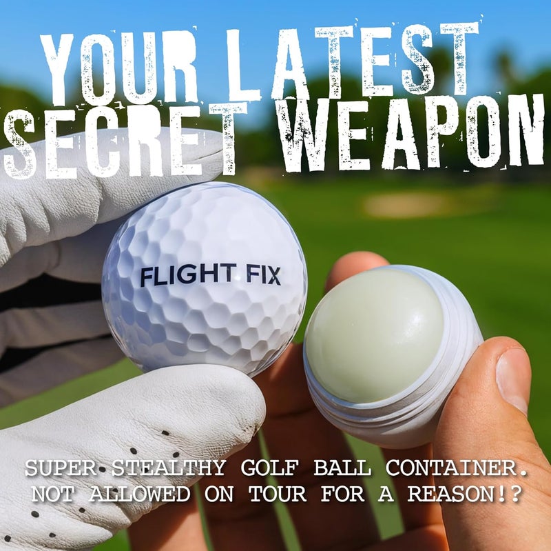 HODL 21 FlightFix Golf Ball Shaped Anti-Slice & Anti-Hook Compound – Flight Fix Reduces Side Spin for Straighter, Longer Shots – Increases Distance – Unique Golf Ball Packaging - Image 4
